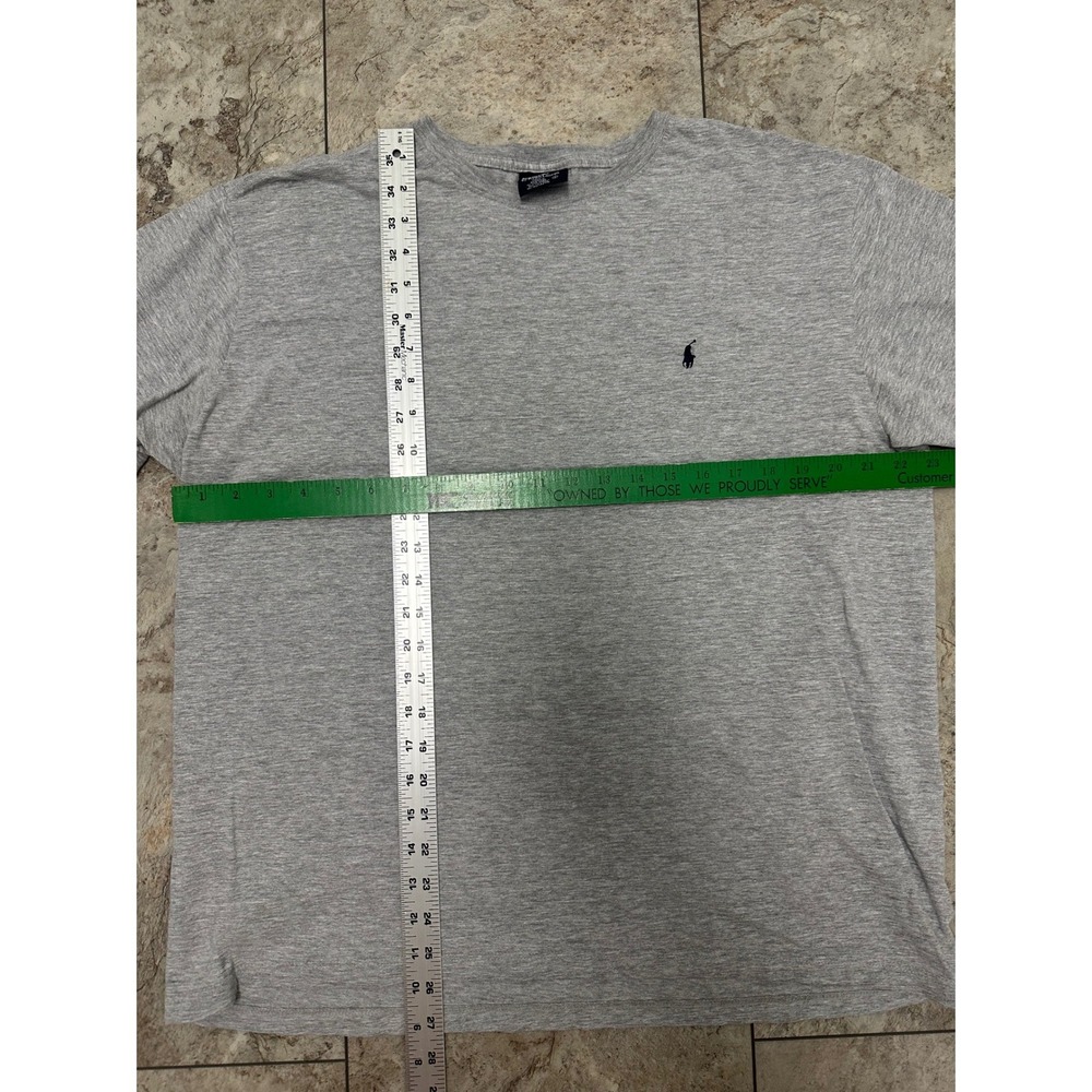 Men's Polo by Ralph Lauren Gray Tee Shirt Size Large - Picture 2 of 5